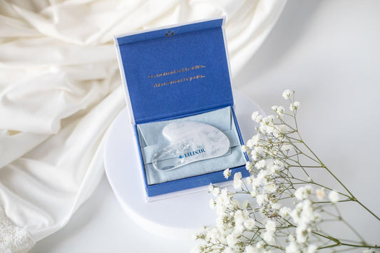 White Crystal Gua Sha Acupressure Tool