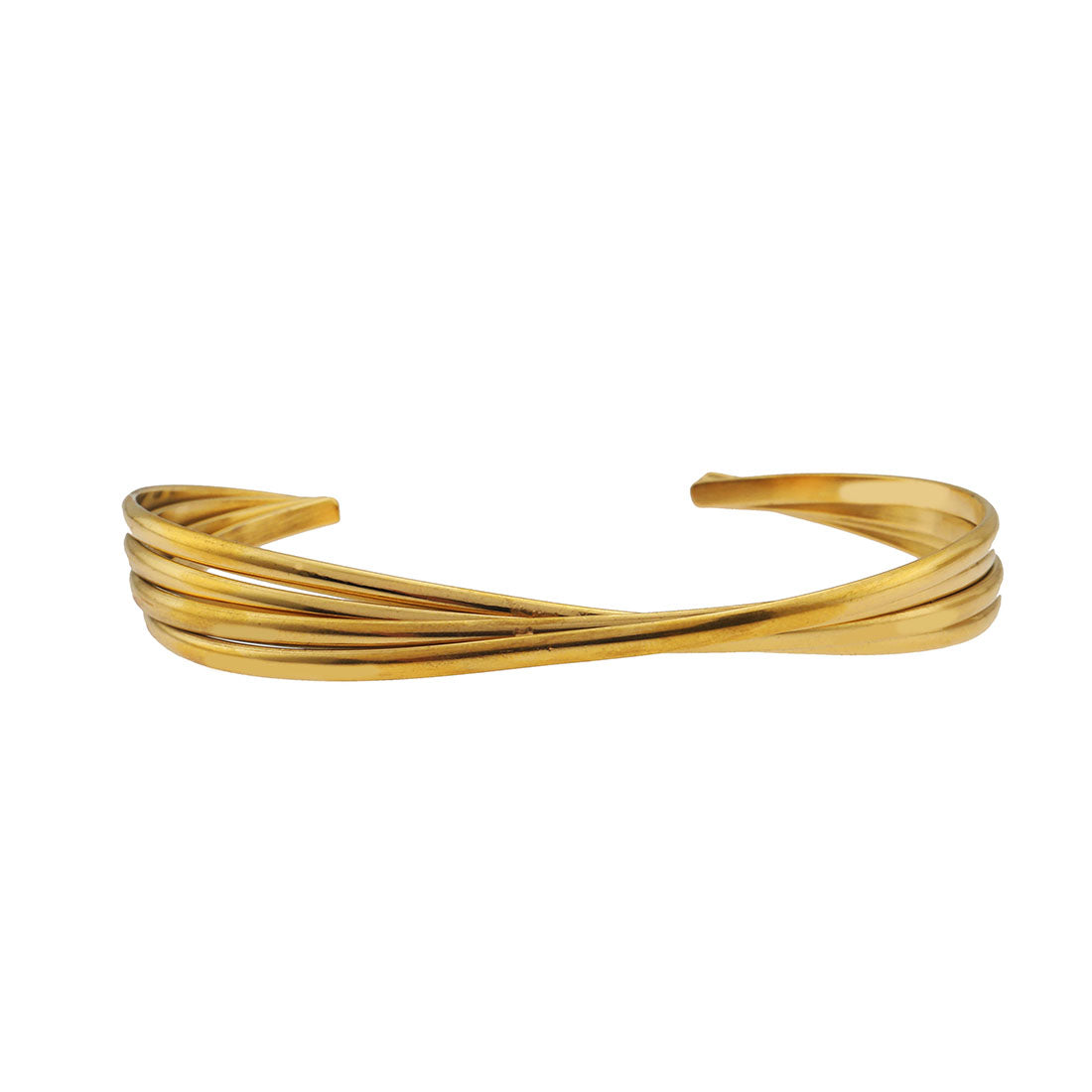 LIVIA Gold: Geometric Lines Bracelet