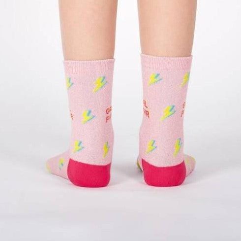 Sock It To Me Shimmer -  Junior Crew Socks