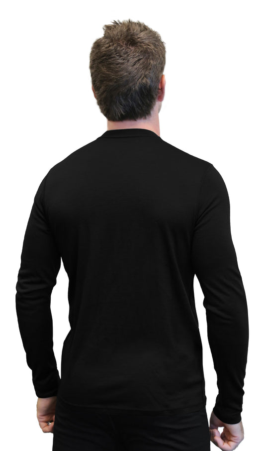 Men's Merino Wool Long Sleeve Crew Neck — Midweight