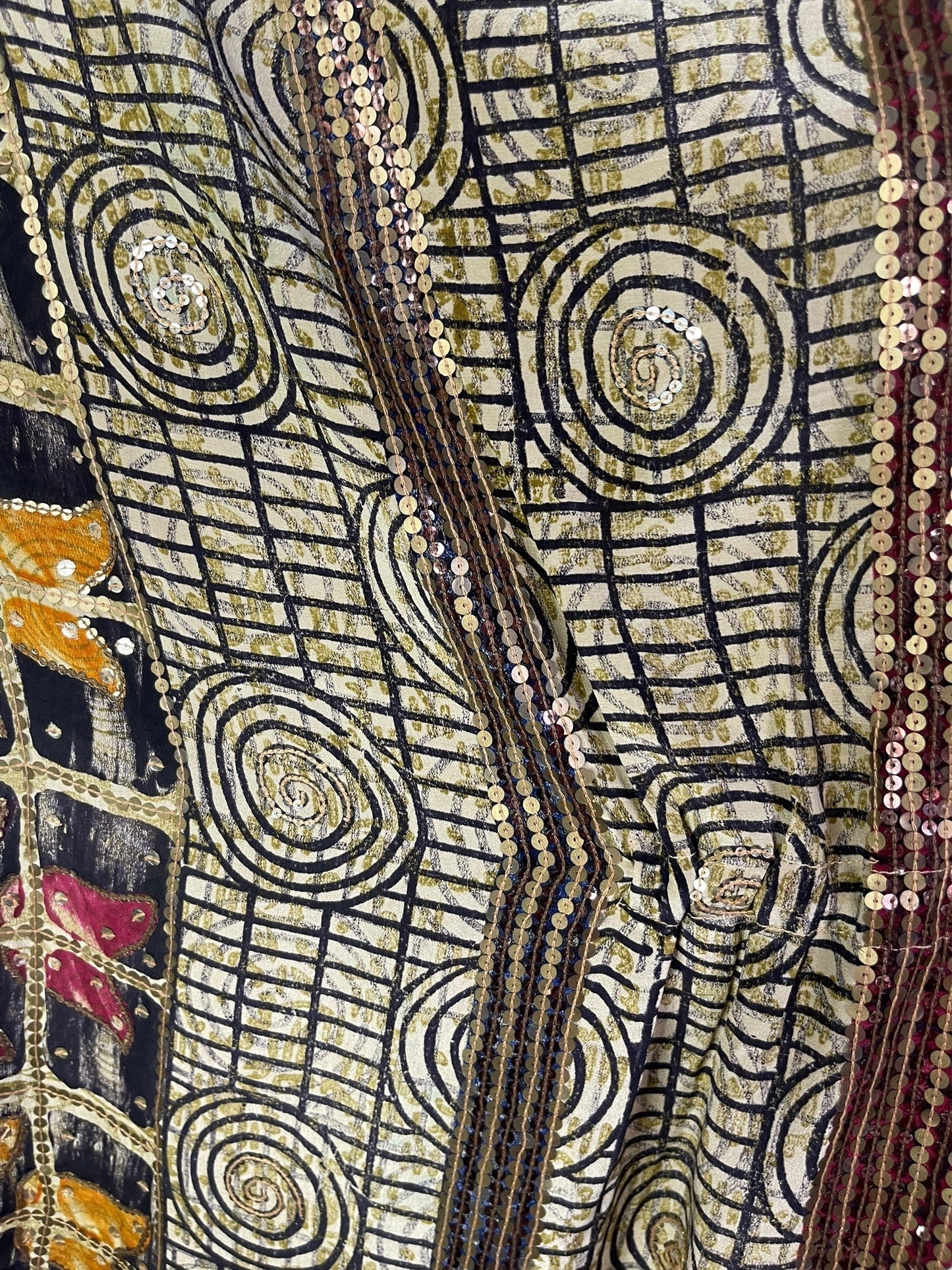 PRC6760 Avatar Pure Silk Maxi Kaftan