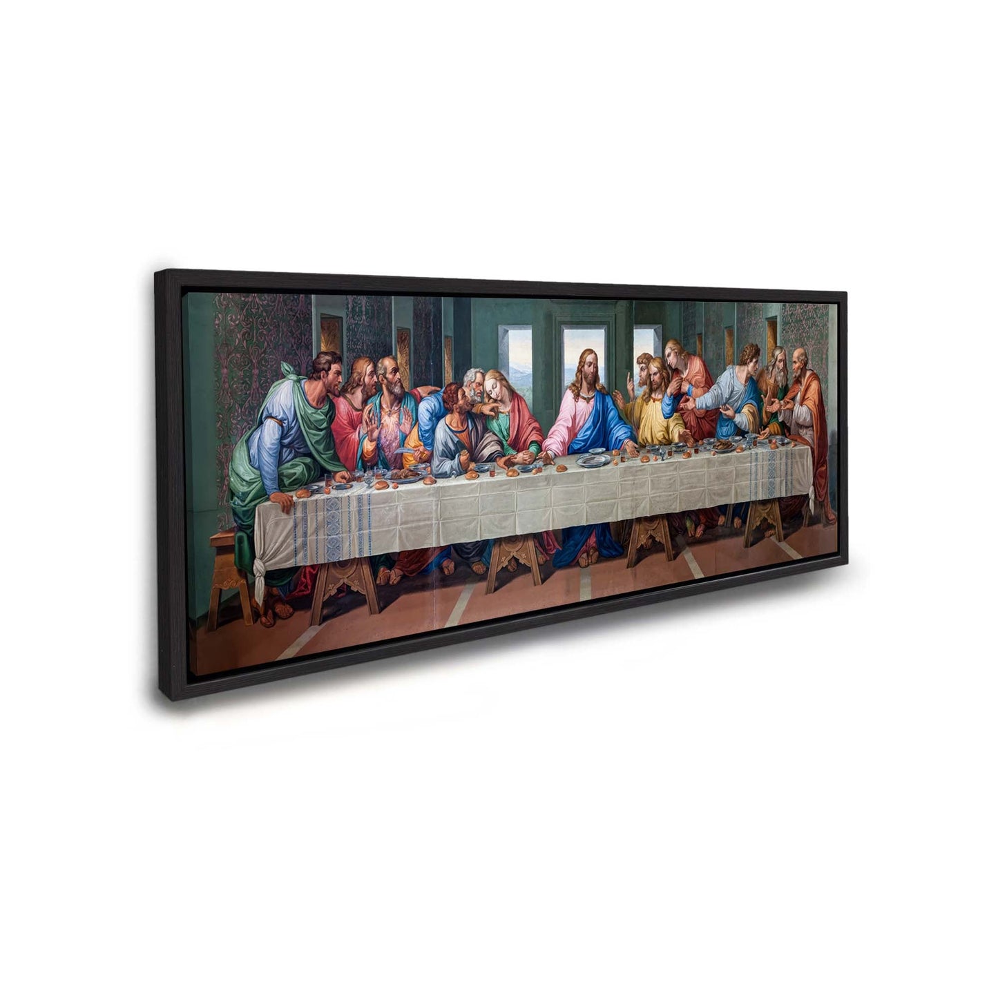Last Supper Canvas- Wall Art- RGB varnish Canvas Print