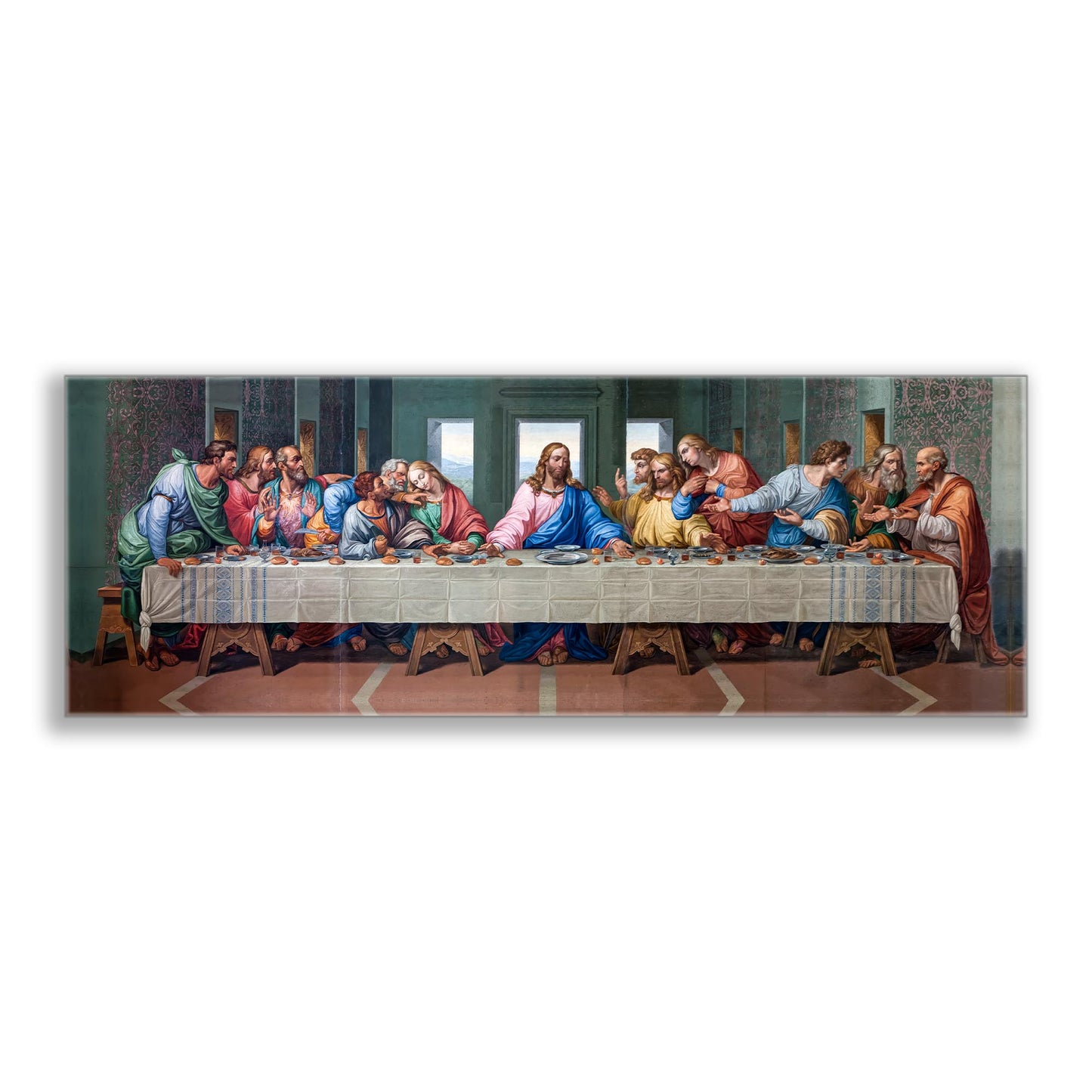Last Supper Canvas- Wall Art- RGB varnish Canvas Print