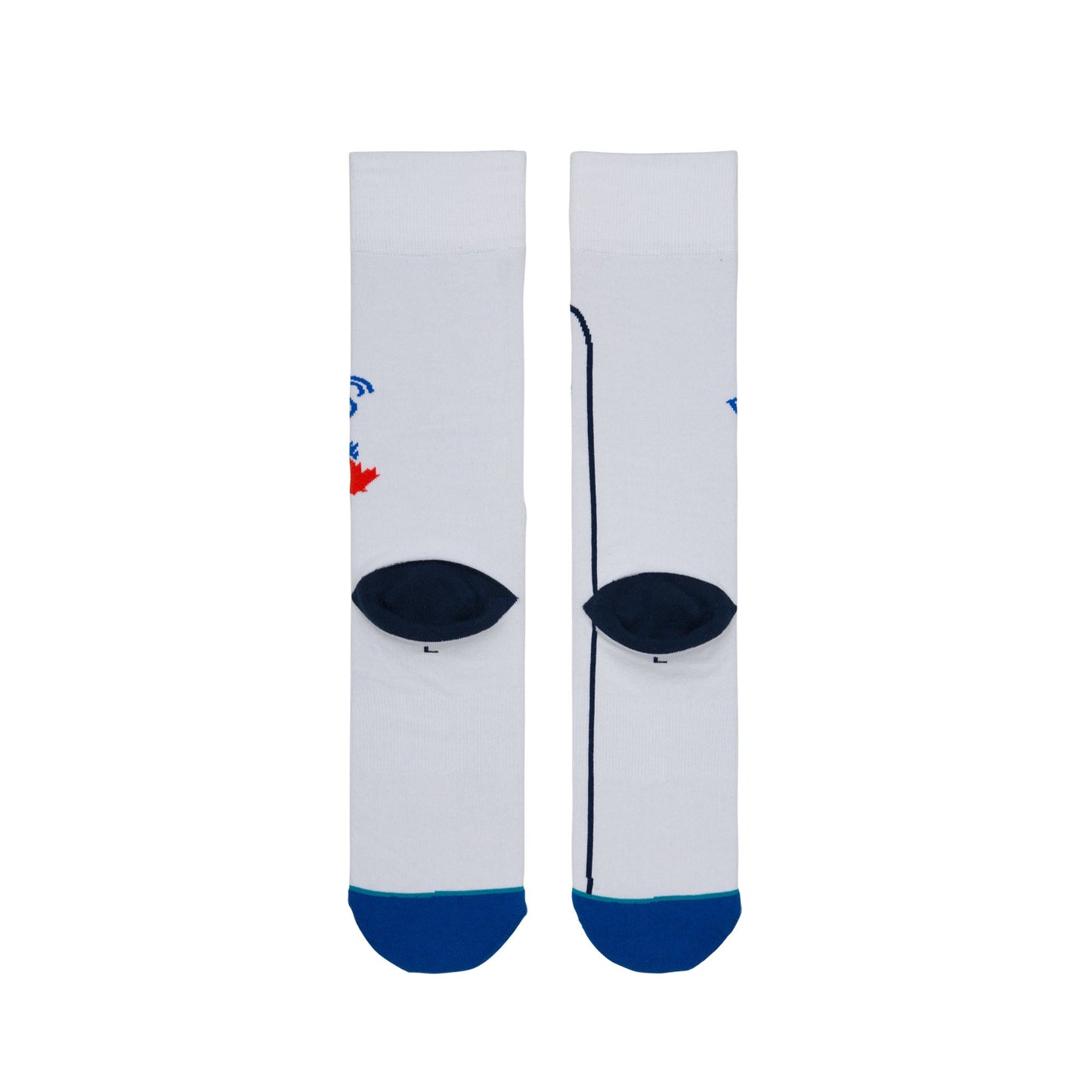 Stance Toronto Blue Jays Home White Socks - Large