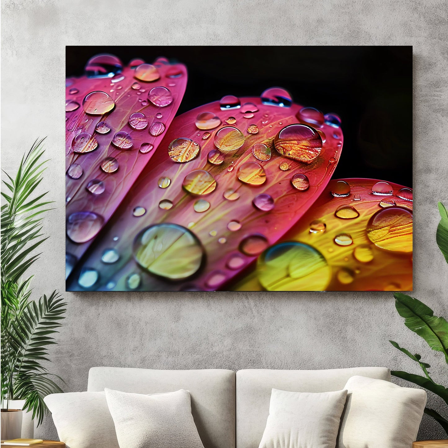Metal print - Water drops-Wall Art