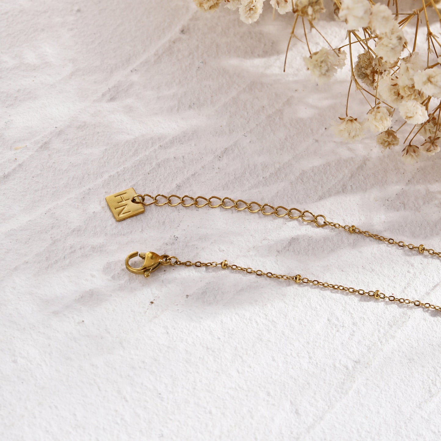 MALVINA Mix Gold Chain with Zirconia Studded Star Pendant