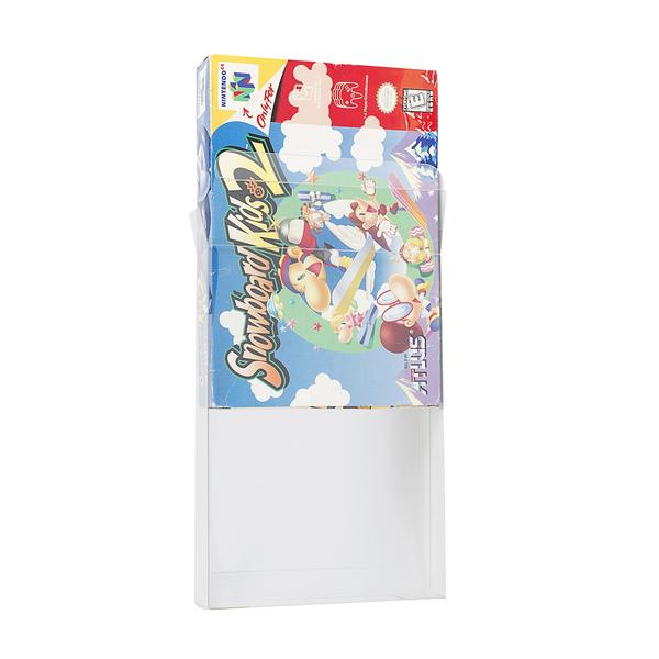 Nintendo N64 SNES Super Nintendo (Game Box) EVORETRO PET Protectors - Pack of 25