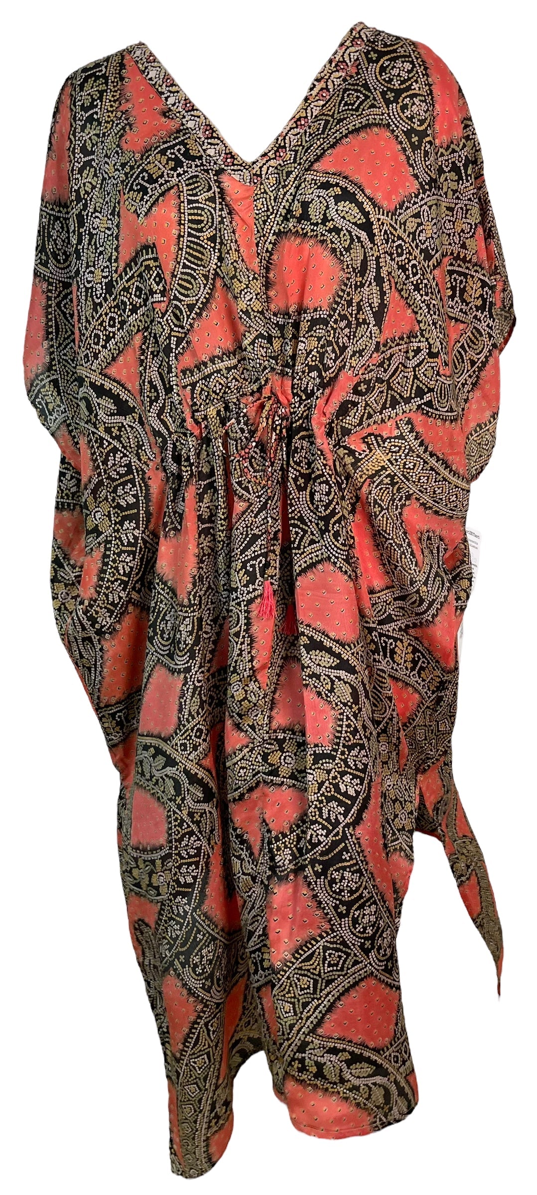 PRC6420 Avatar Pure Silk Maxi Kaftan