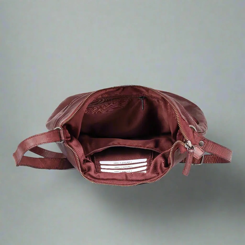 MET Floral Stitch Leather Tote with Adjustable Strap