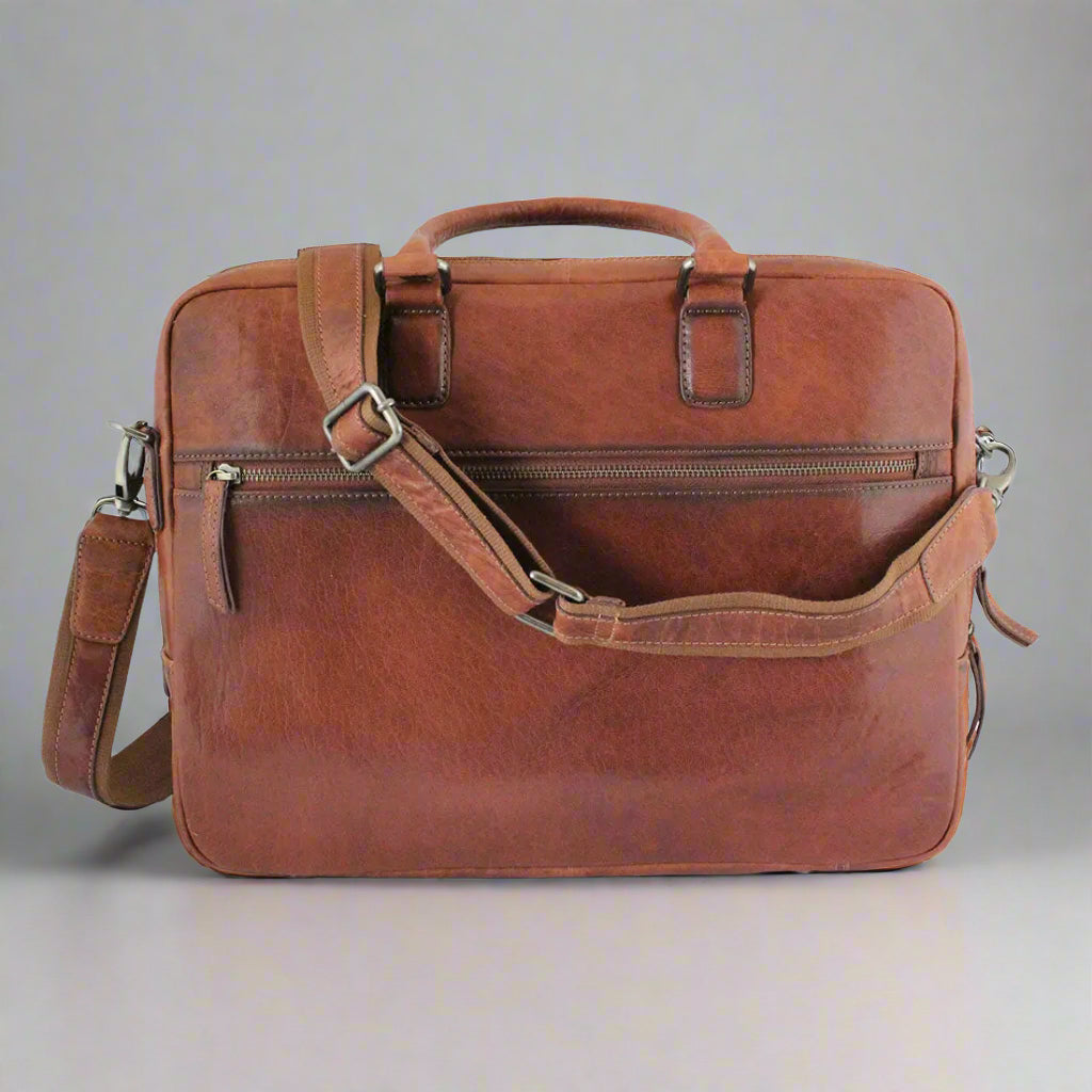 MET Leather Briefcase Messenger | Laptop Bag