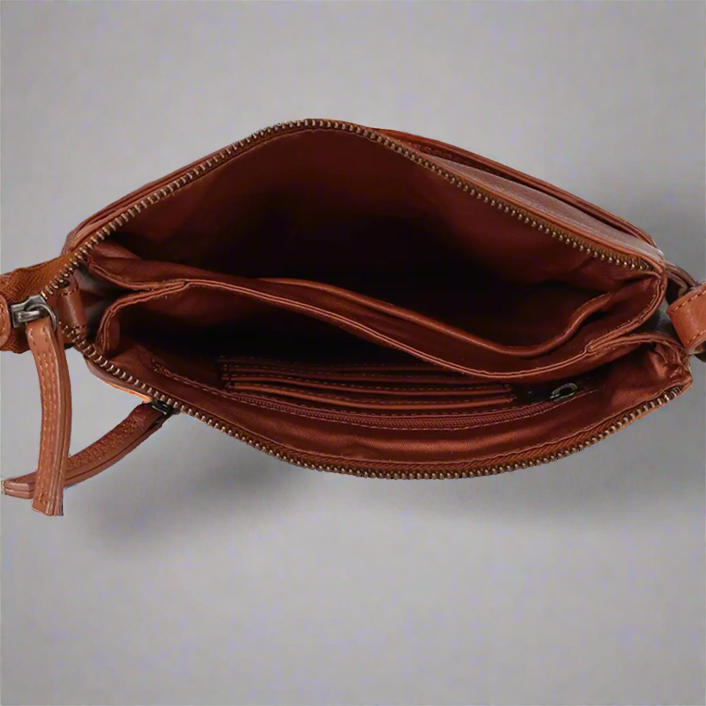 MET Leather Crossbody Bag
