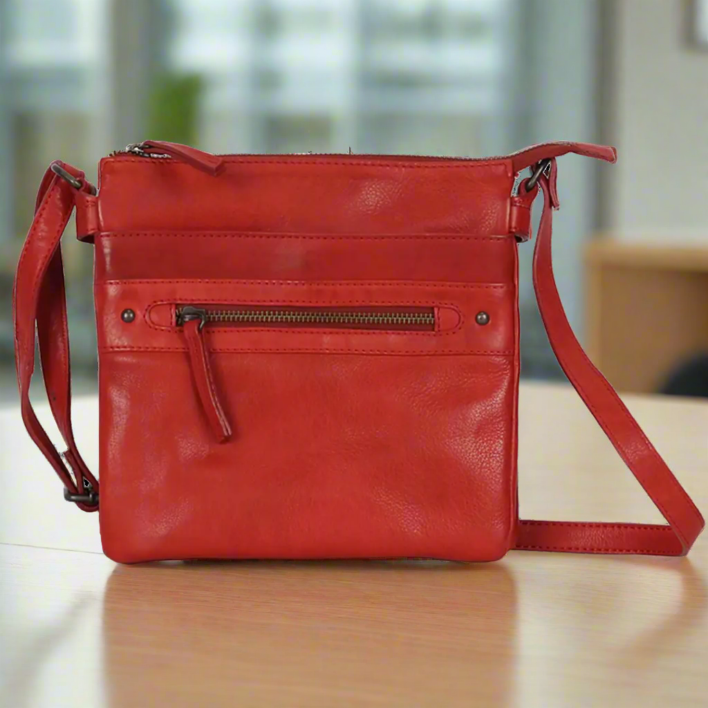 MET Leather Crossbody Bag