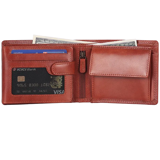 MET Leather Wallet with Coin Pocket