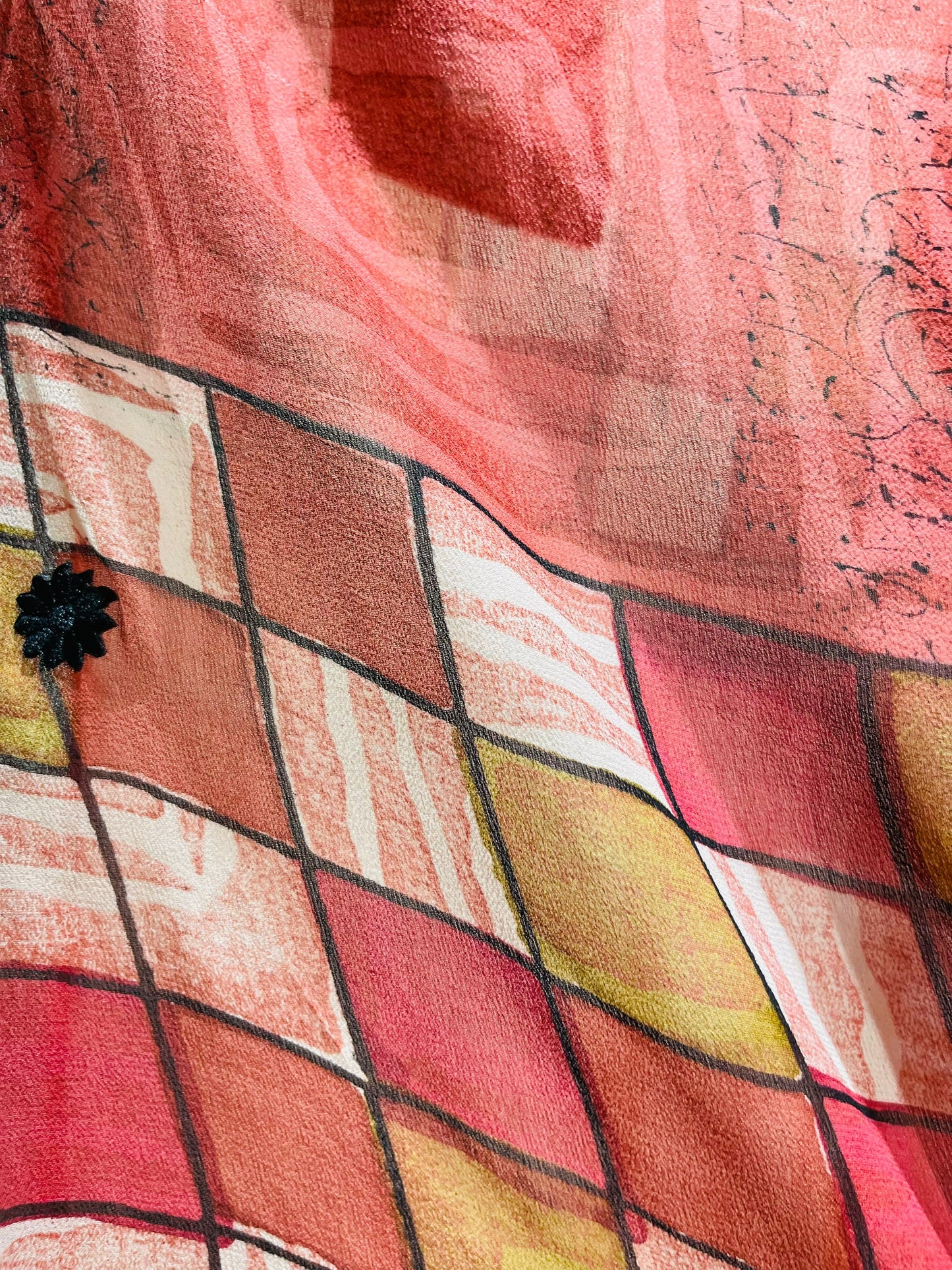 FINAL SALE PRG5679A Sheer Avatar Pure Silk Maxi Kaftan