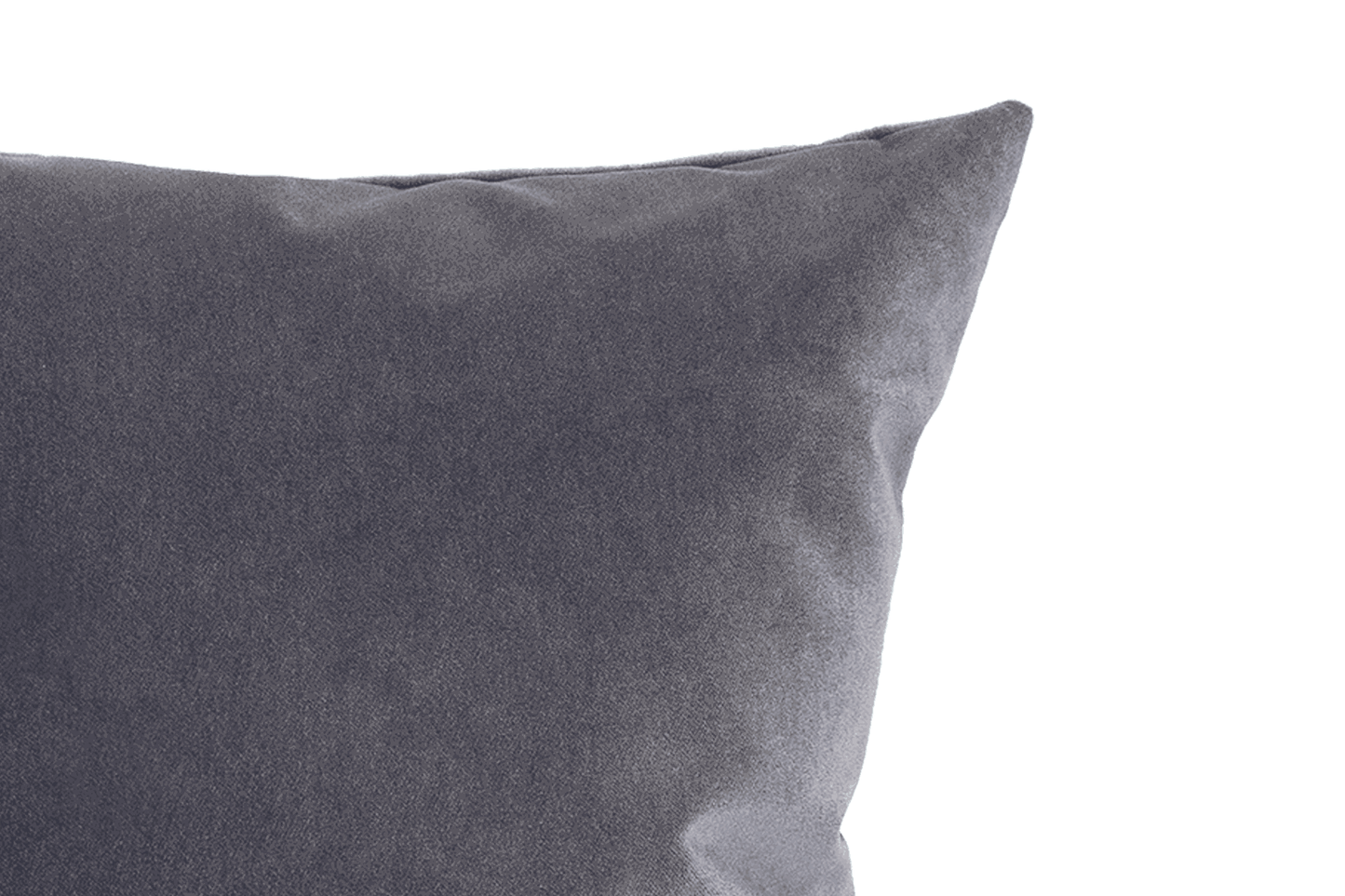 Grey Velvet Cushion Cover