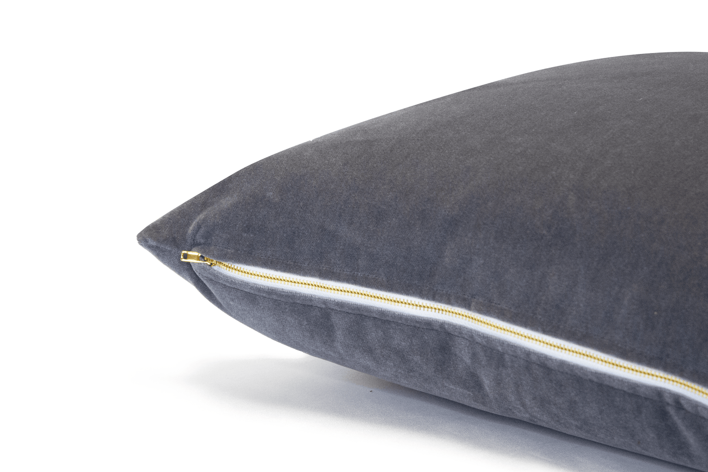 Grey Velvet Cushion Cover
