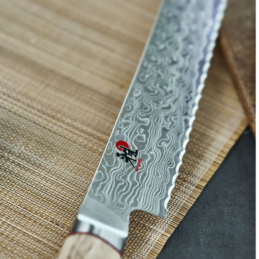 MIYABI 5000 MCD - 9-inch - Bread knife, brown
