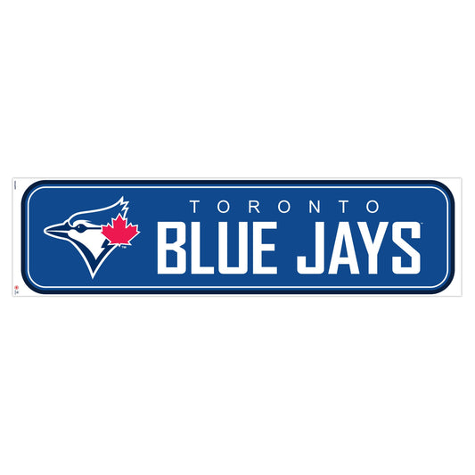 Toronto Blue Jays 90x23 Team Repositional Wall Decal - Long Design