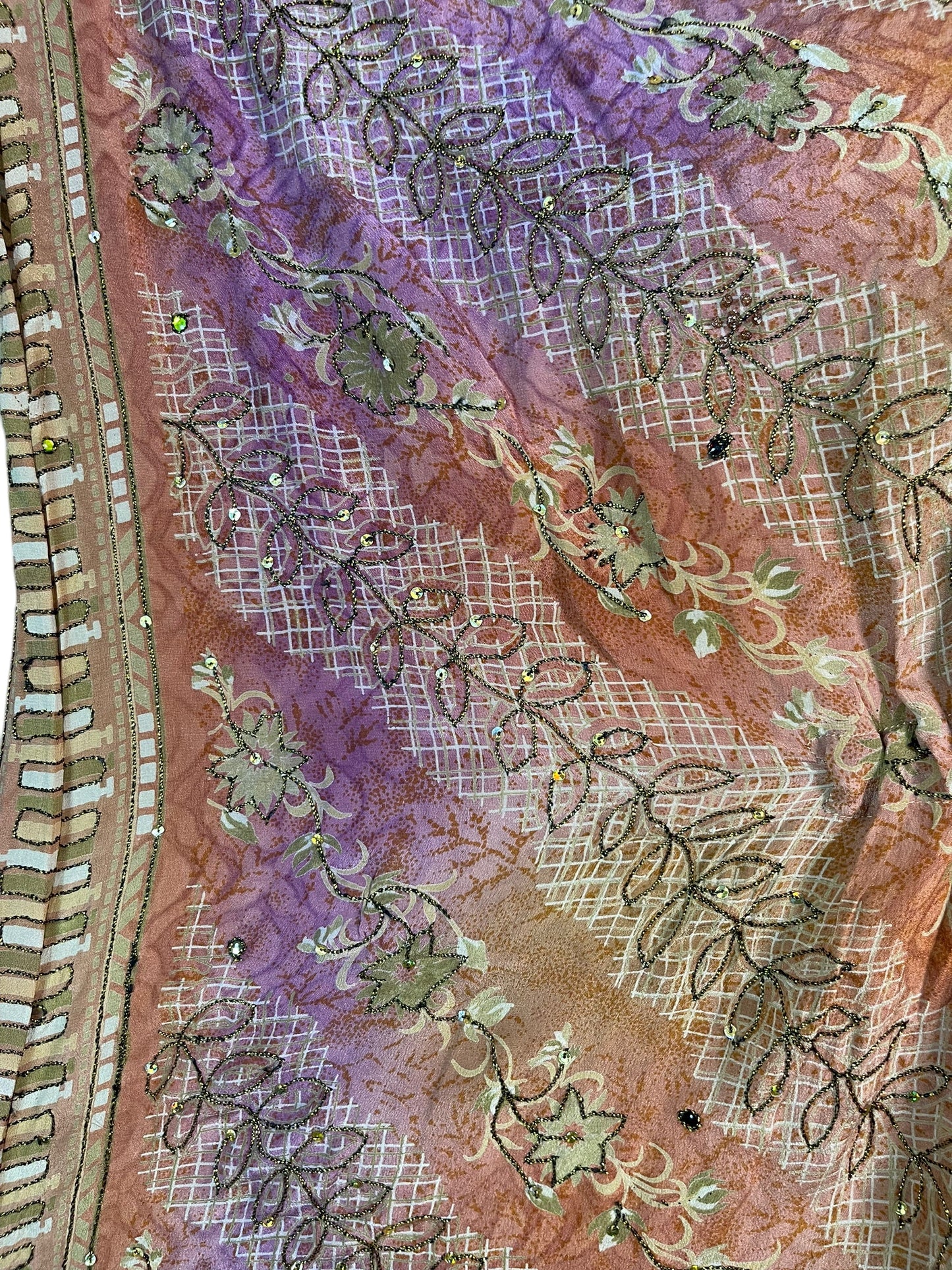 PRC6401 Avatar Pure Silk Maxi Kaftan