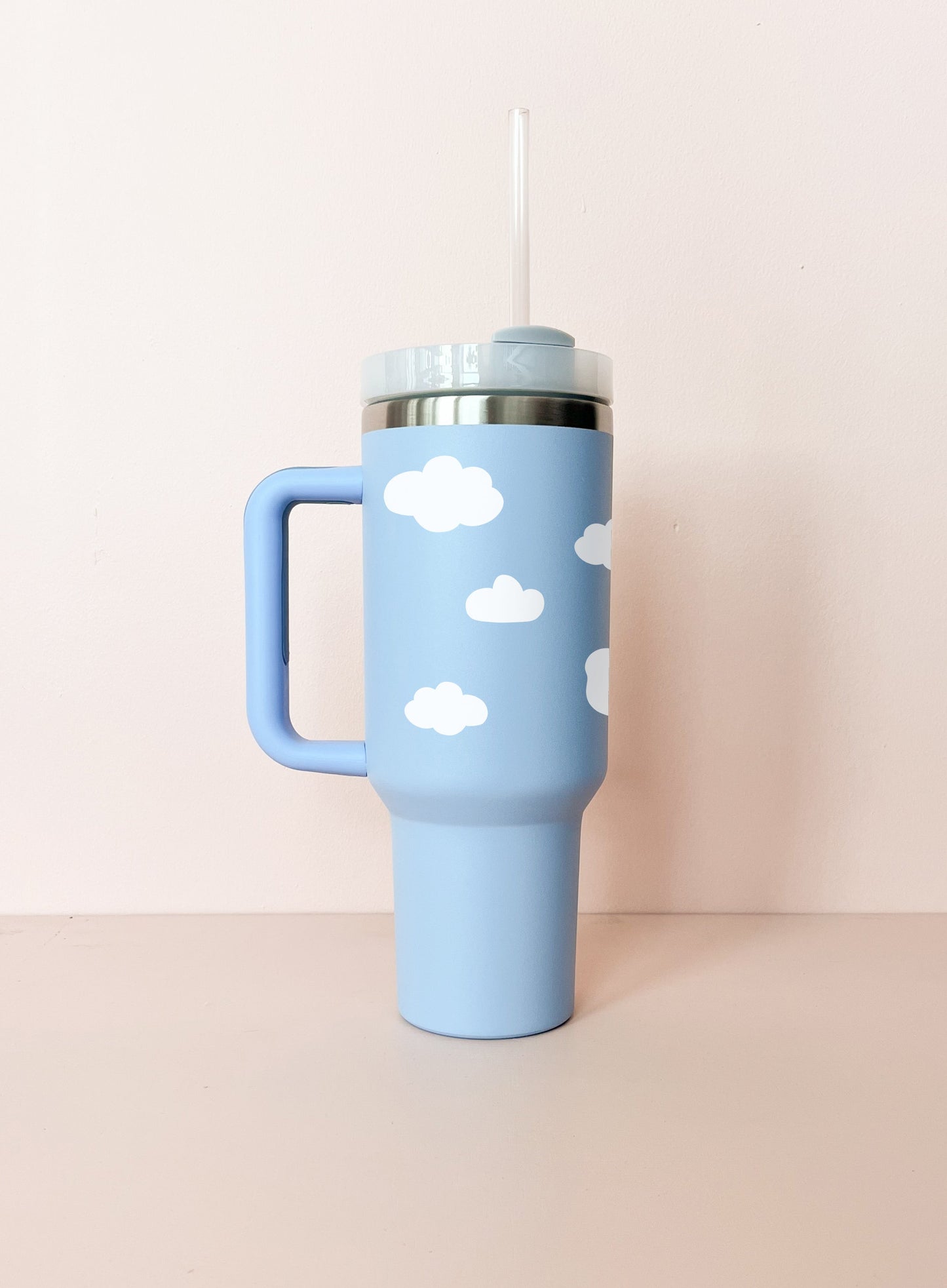 Gobelet isotherme 40oz - bleu Nuages