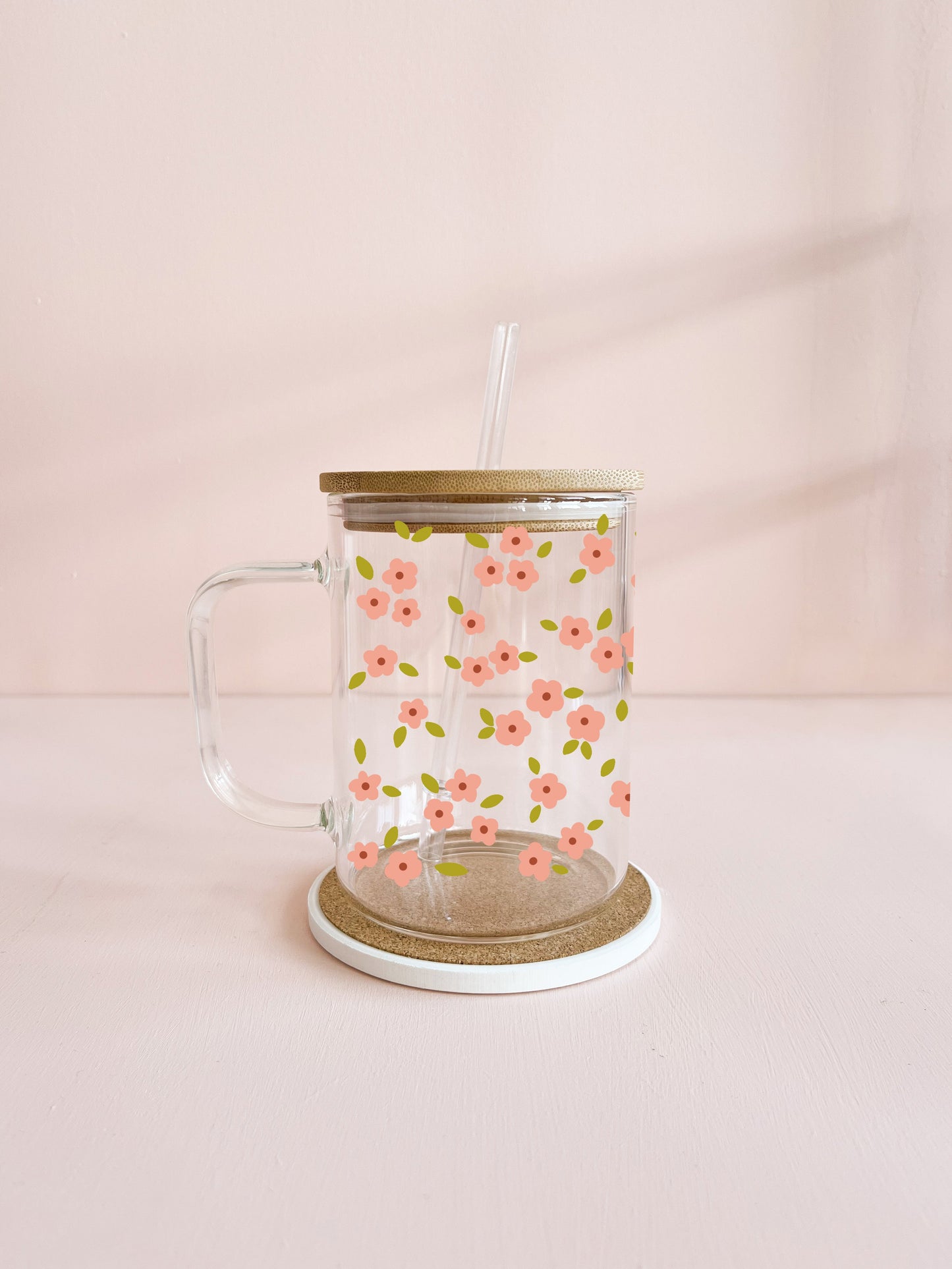 Tasse boho 17oz - Bloom rose