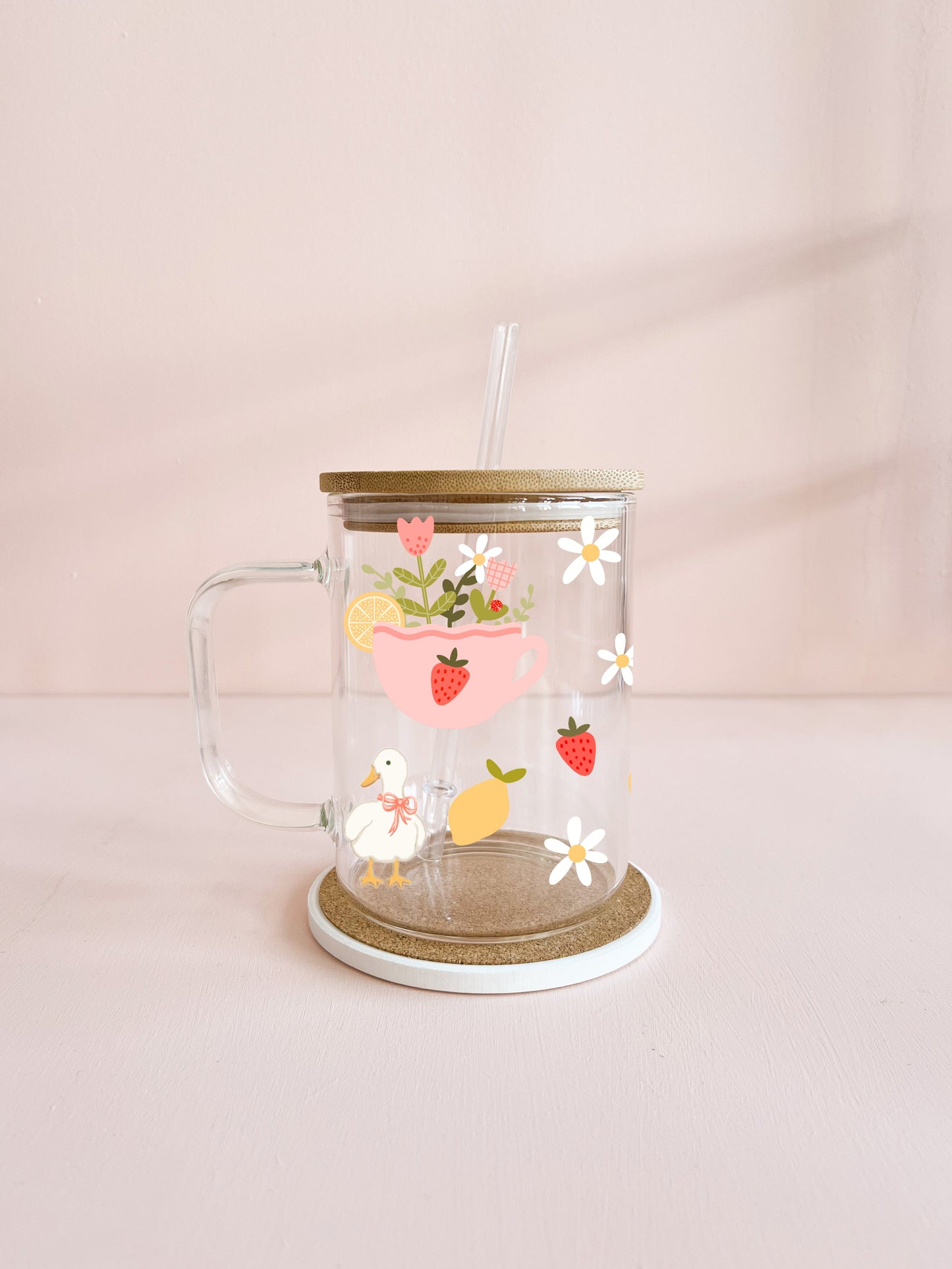 Tasse boho 17oz - Limonade à la fraise