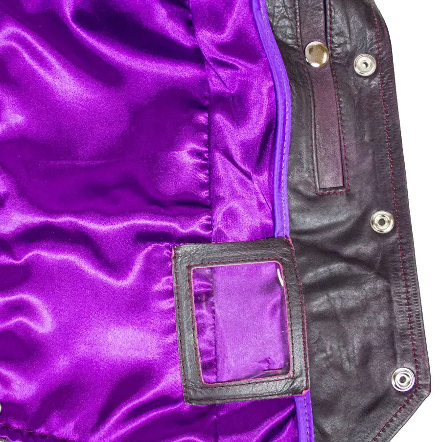 Open Road Women's Lace Side Leather Vest