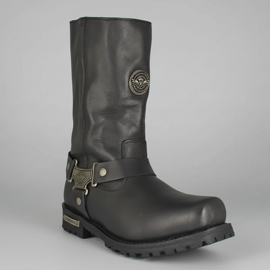 Milwaukee Leather Men's Wide 11" Harness Motorcycle Boots