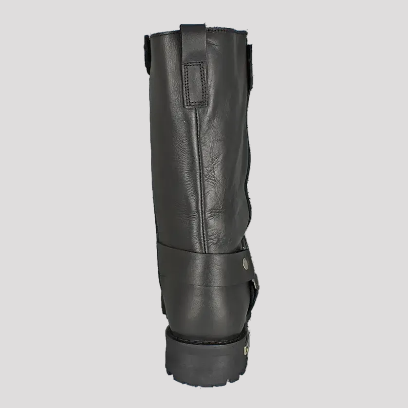 Milwaukee Leather Men's Wide 11" Harness Motorcycle Boots