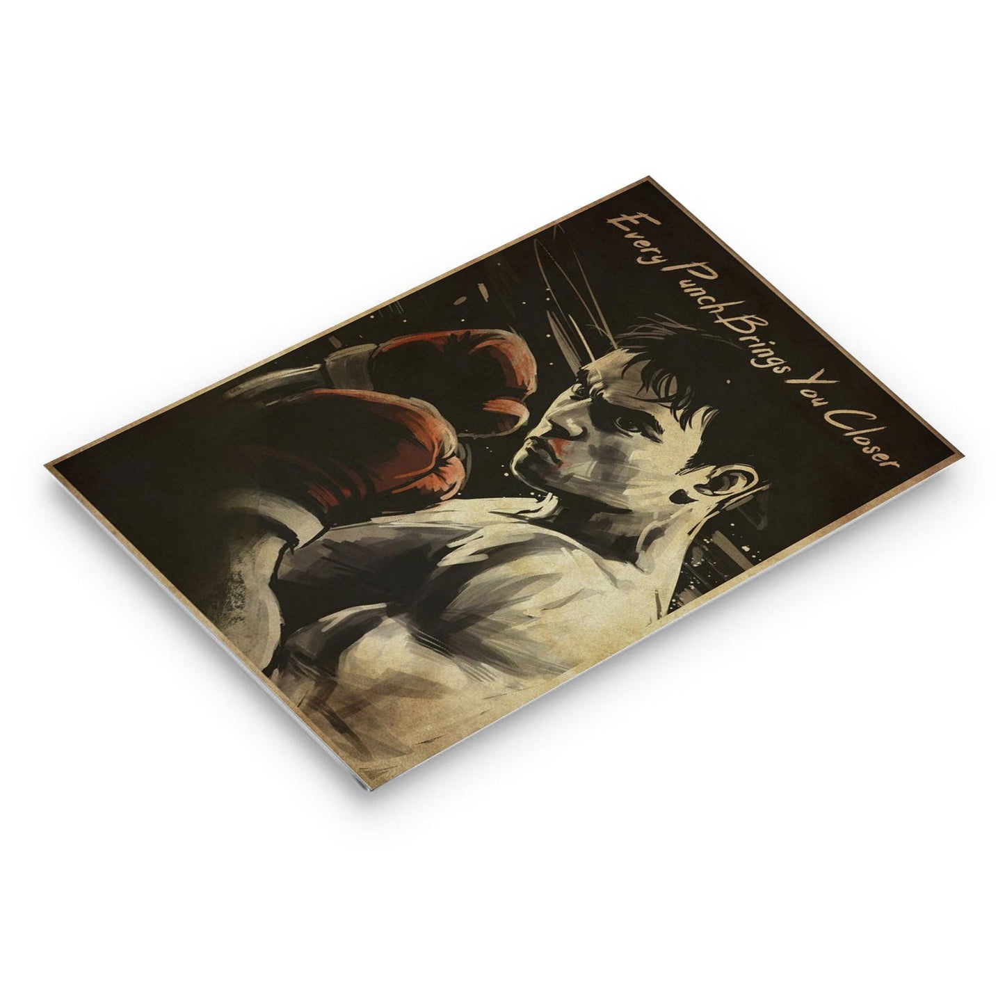 Metal Print Every Punch Brings You Closer