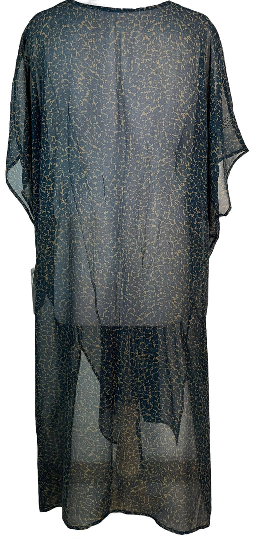 PRG6359 Sheer Avatar Pure Silk Maxi Kaftan