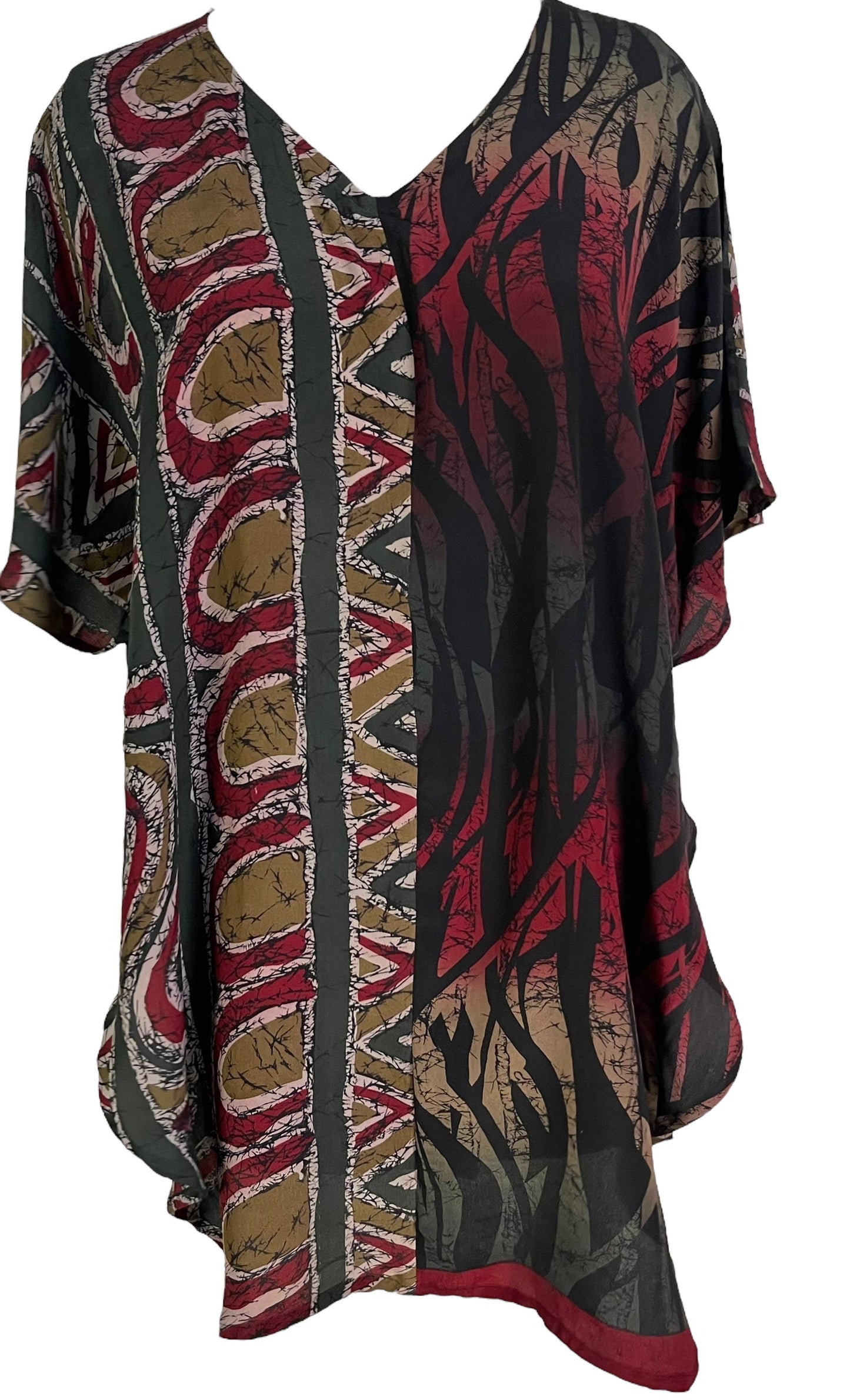 PRC6654 Avatar Pure Silk Waterfall Top