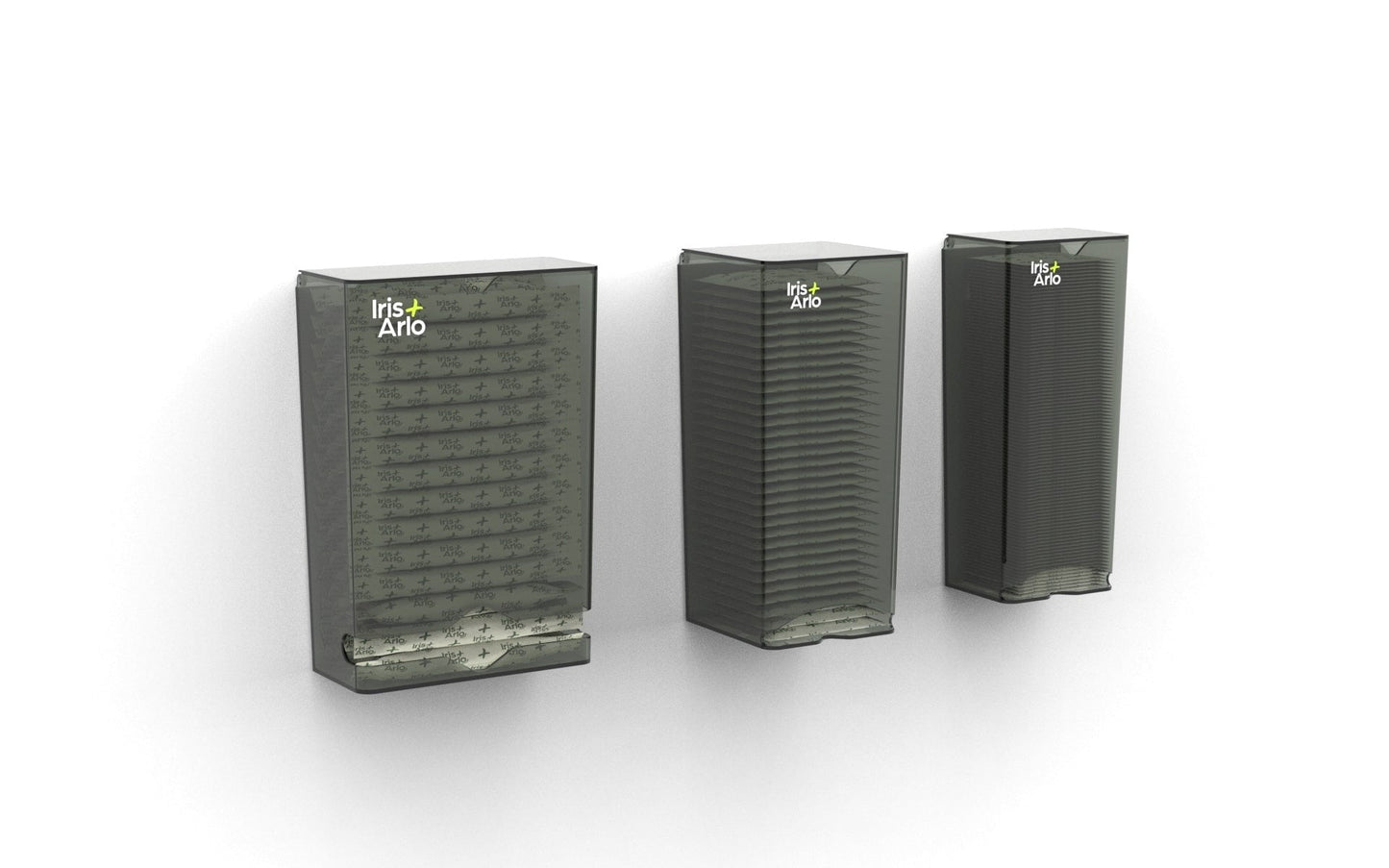 3-Pack | Recycled Plexiglass Wall-Mounted Dispensers