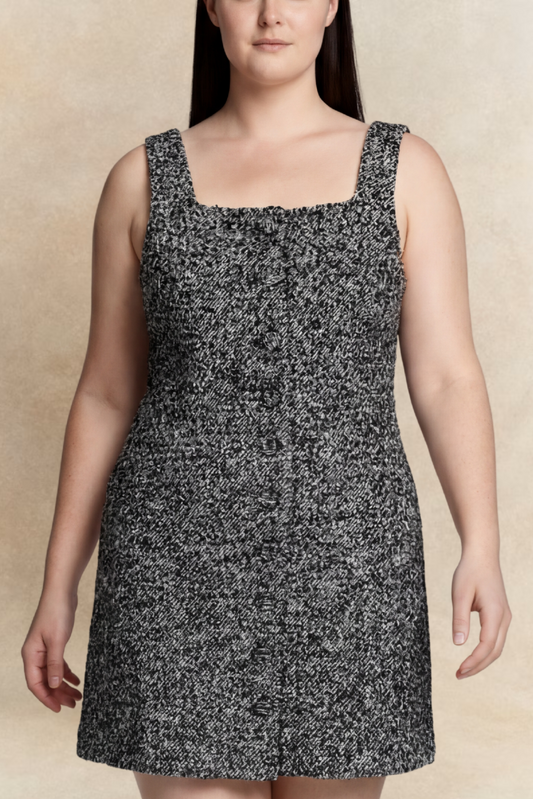 Madelaine Tweed Apron Dress