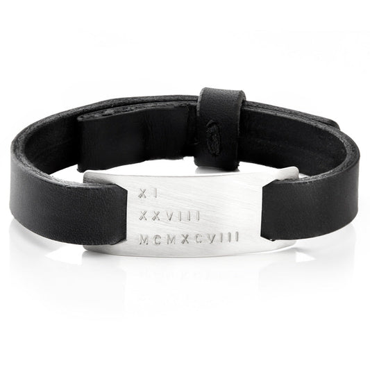 Marley Black Leather Bracelet