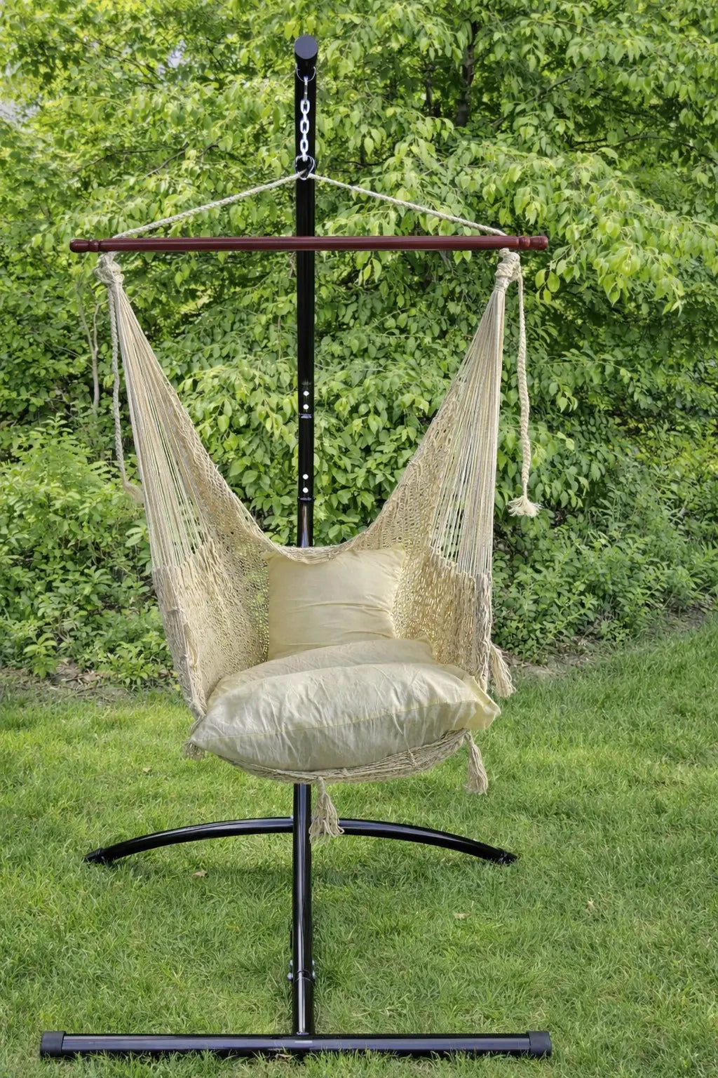 Mayan Hammock Chair with Universal Chair Stand