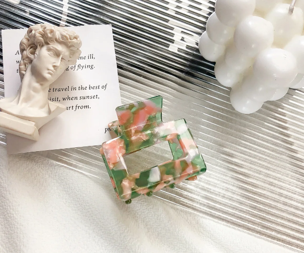 Pince à cheveux - Carrée  (5 cm)