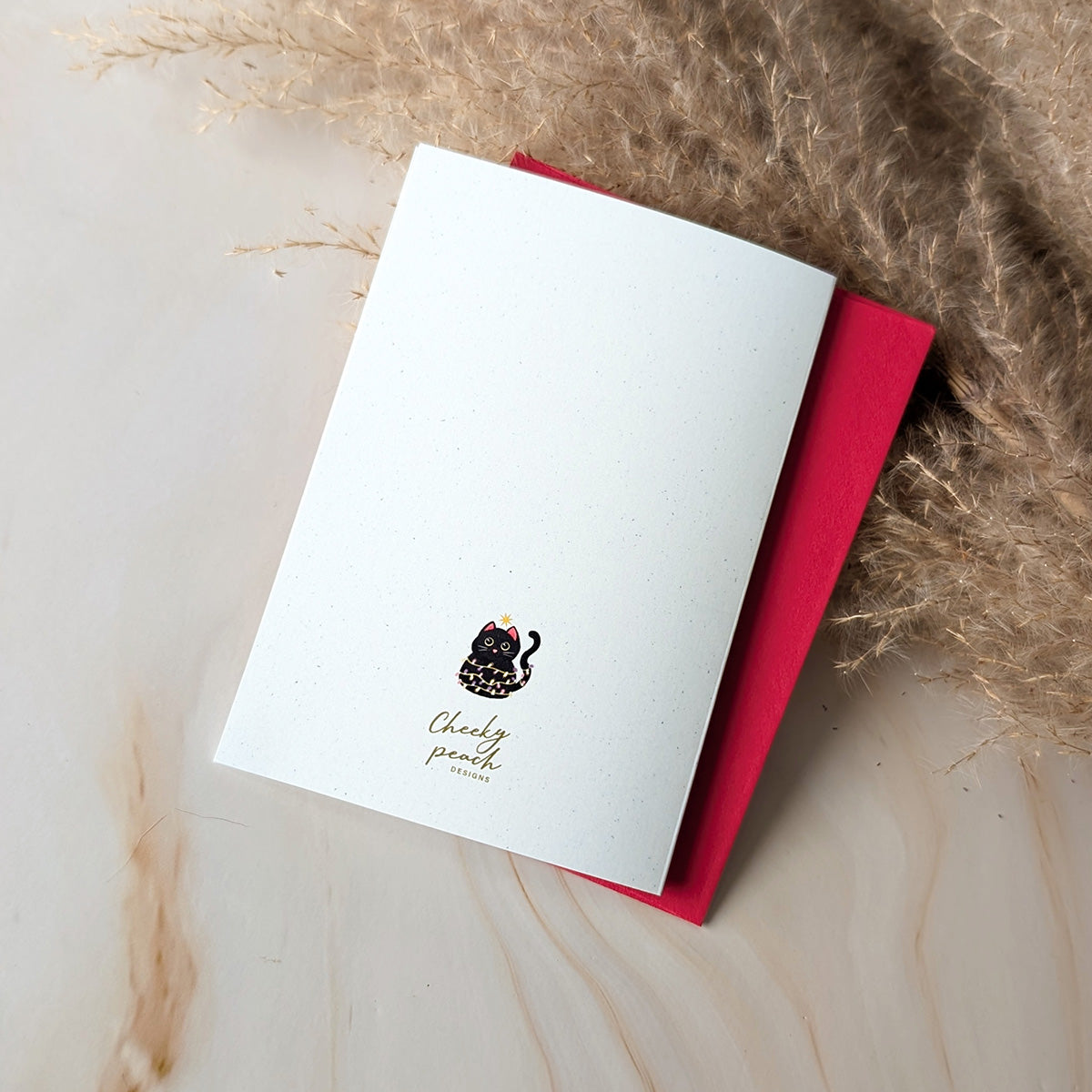 The Meowst Wonderful Time of the Year Mini Holiday Cat Card