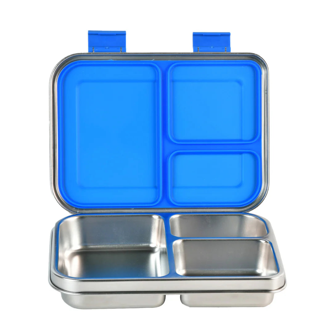 Stainless Steel Leak Proof Lunch Box with Compartments – Bento Style for Kids & Adults