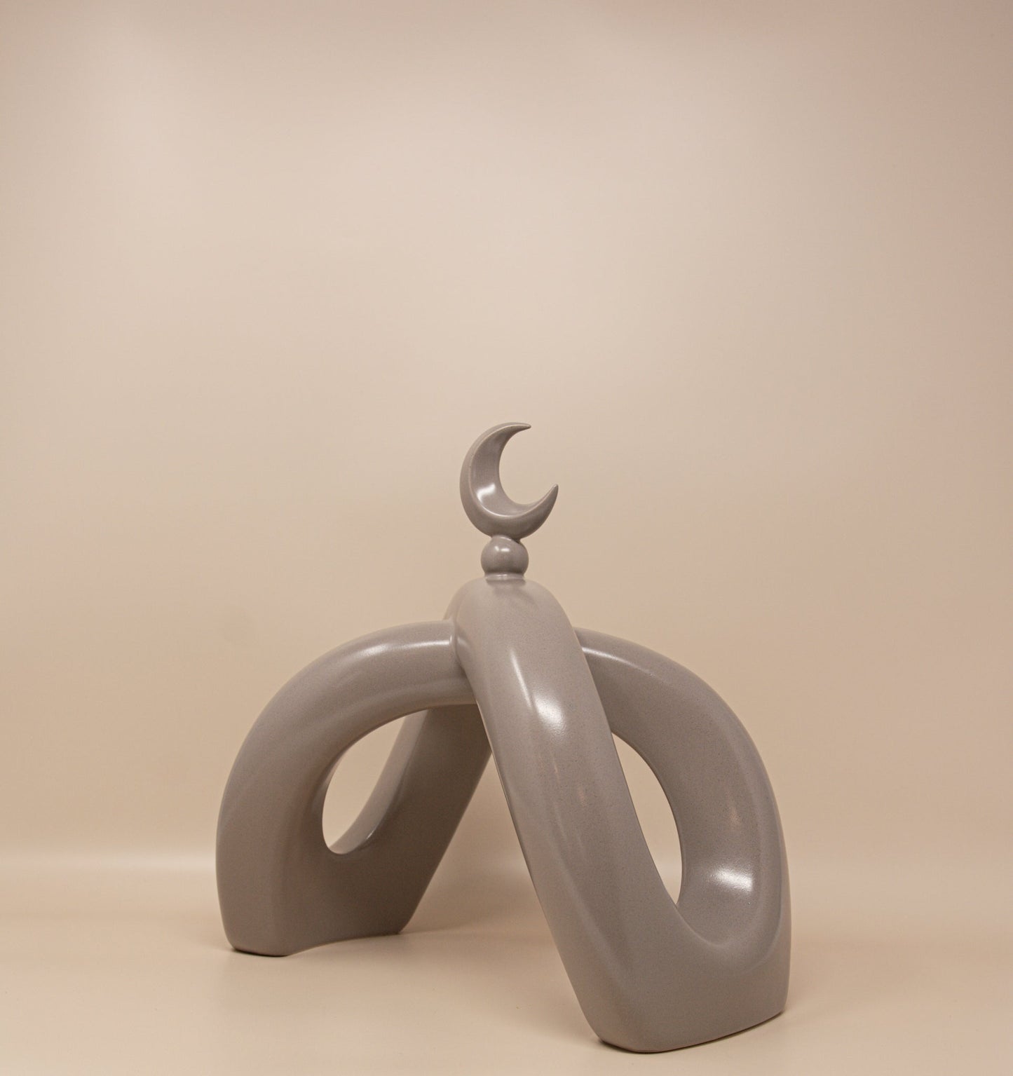 Crescent Knot Sculpture: Mocha