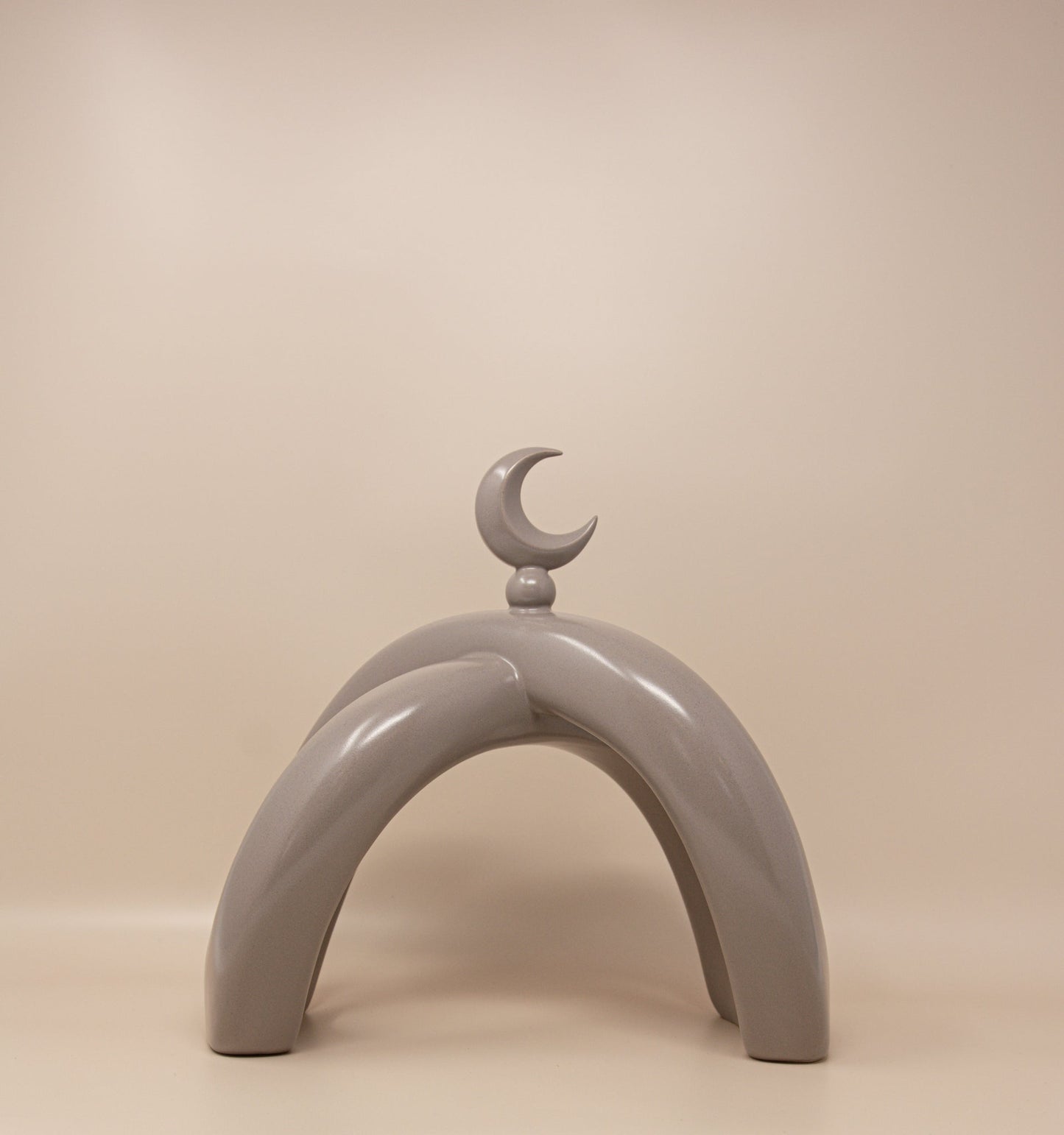 Crescent Knot Sculpture: Mocha