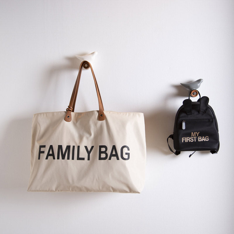 Serene & Stylish Off-White Family Bag