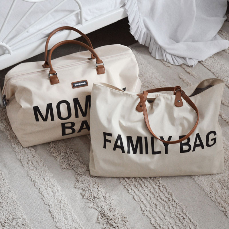 Serene & Stylish Off-White Family Bag