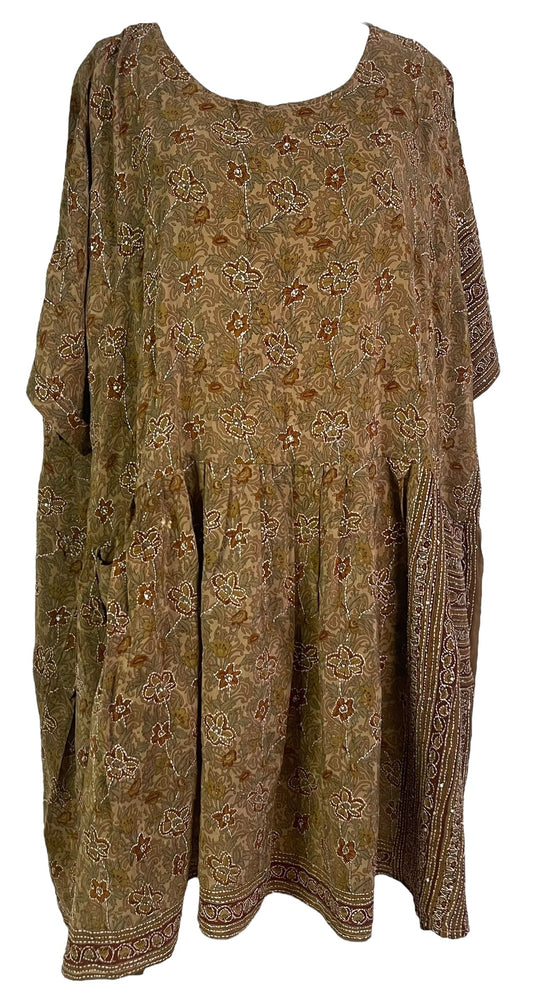 PRC3781 Avatar Pure Silk Boxy Babydoll Dress