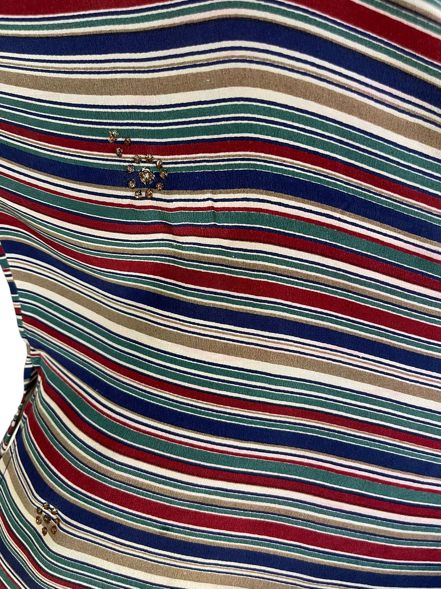 PRC6653 Avatar Pure Silk Side Slit Top