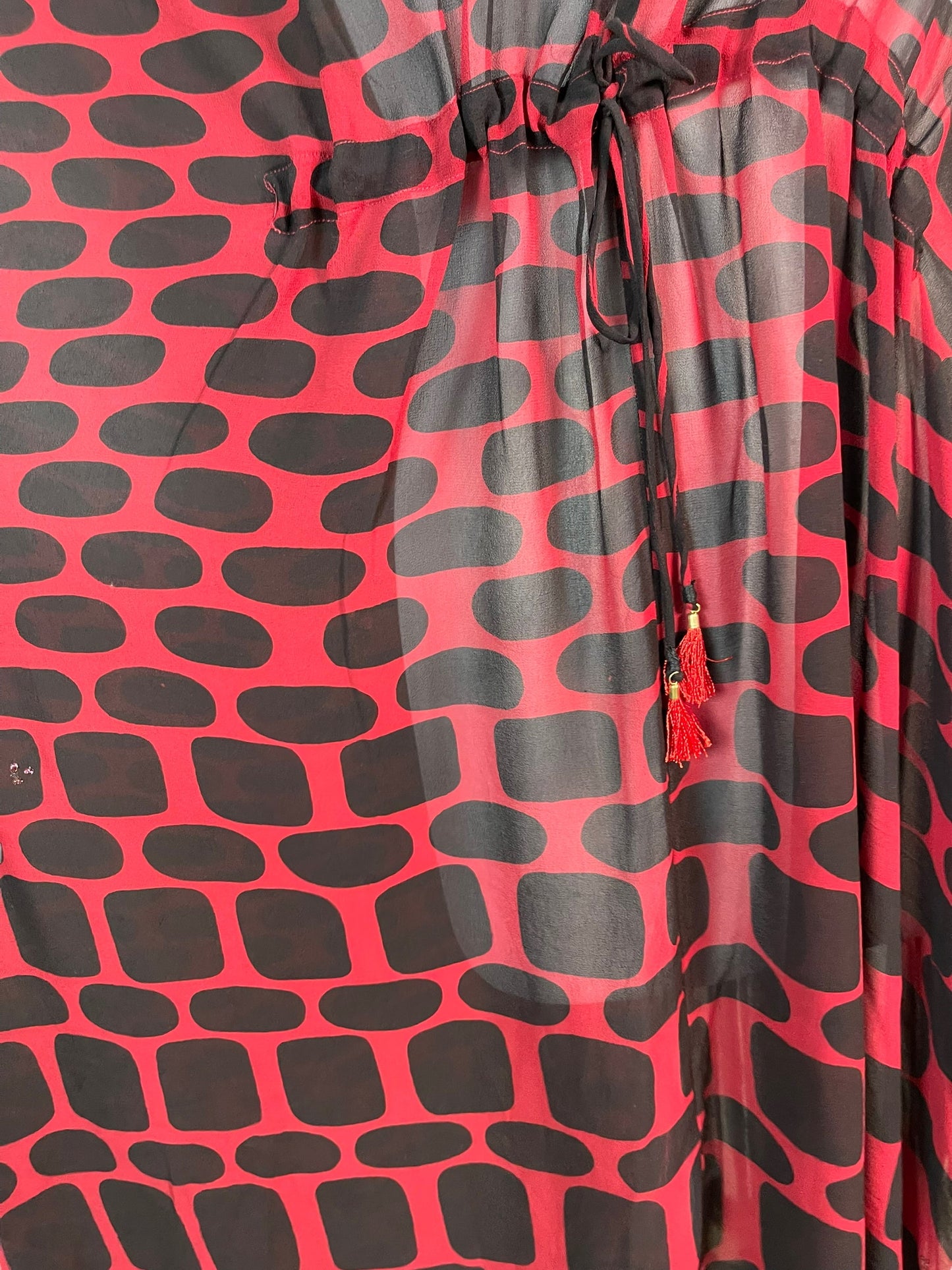 PRG6369 Sheer Avatar Pure Silk Maxi Kaftan