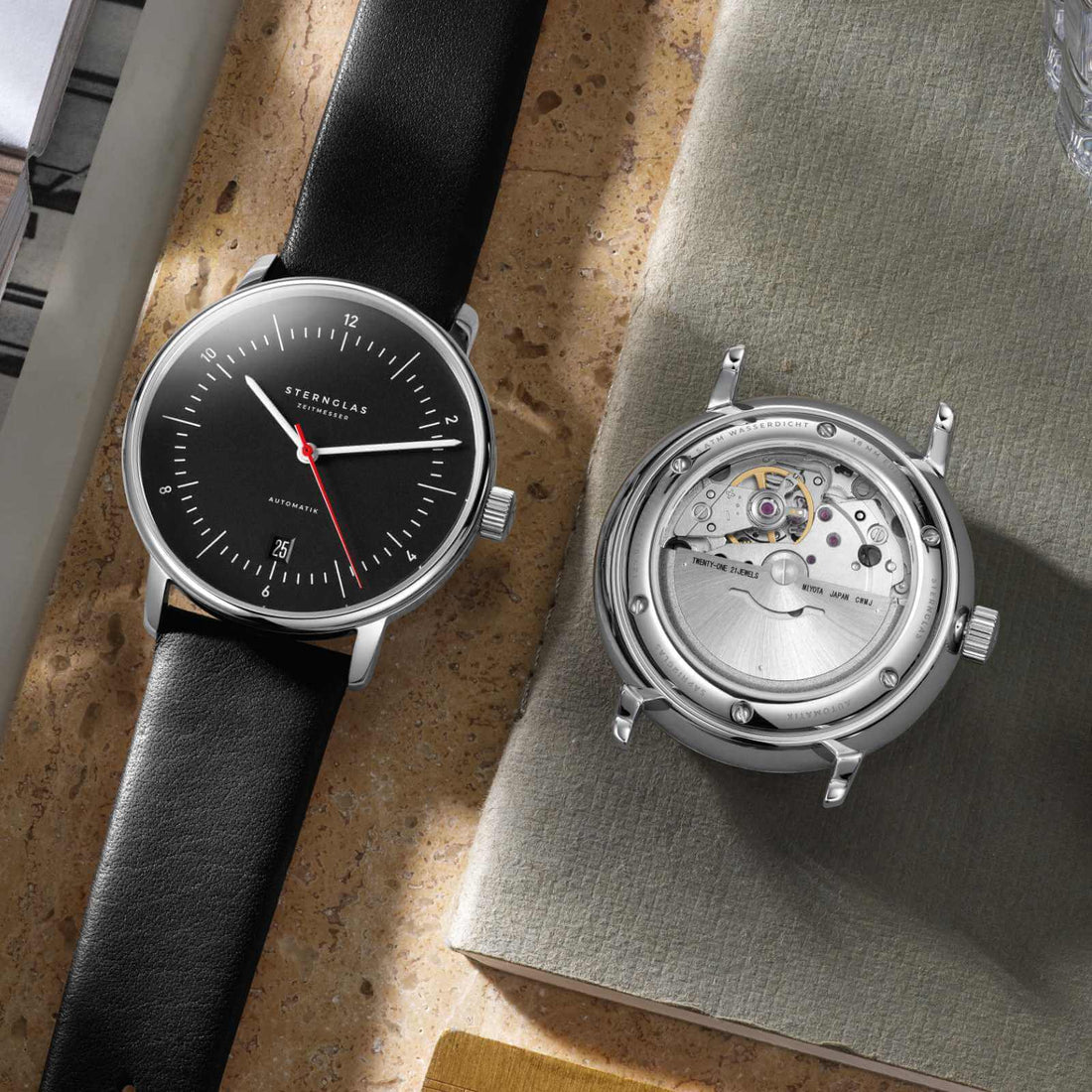 Sternglas Naos Men's 38 mm Automatic Watch