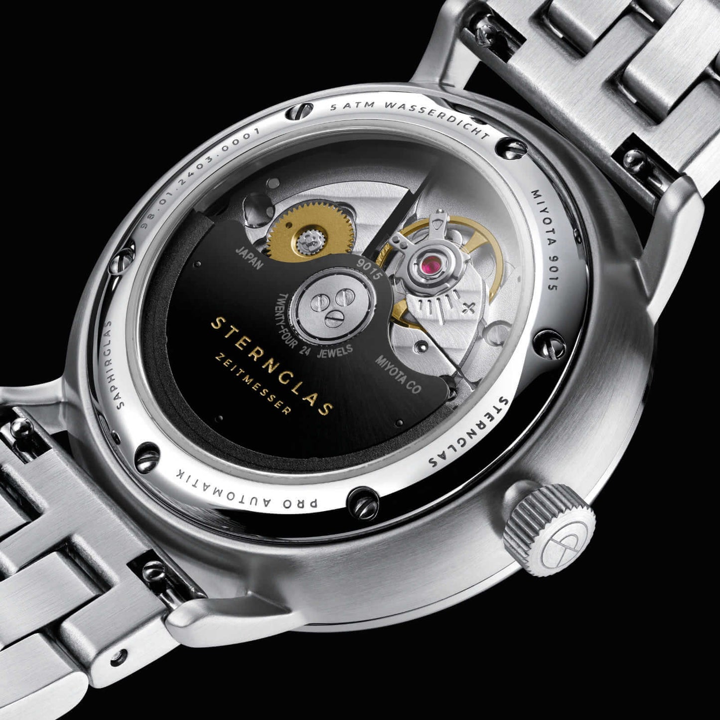Sternglas Naos Pro Automatik 38mm Miyota 9015 Automatic Men's Watch
