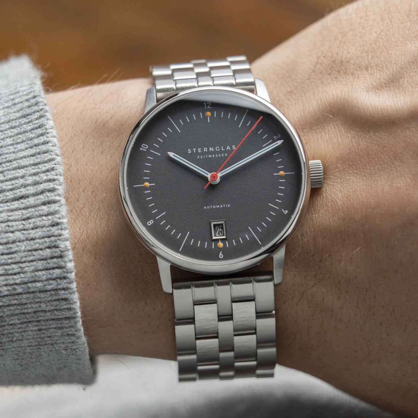 Sternglas Naos Pro Automatik 38mm Miyota 9015 Automatic Men's Watch