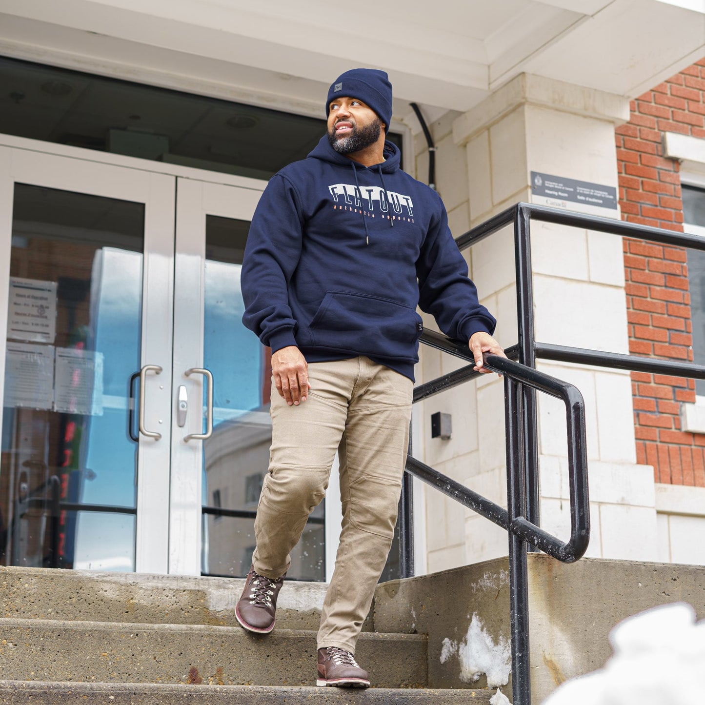 FA Pullover Hoodie Navy